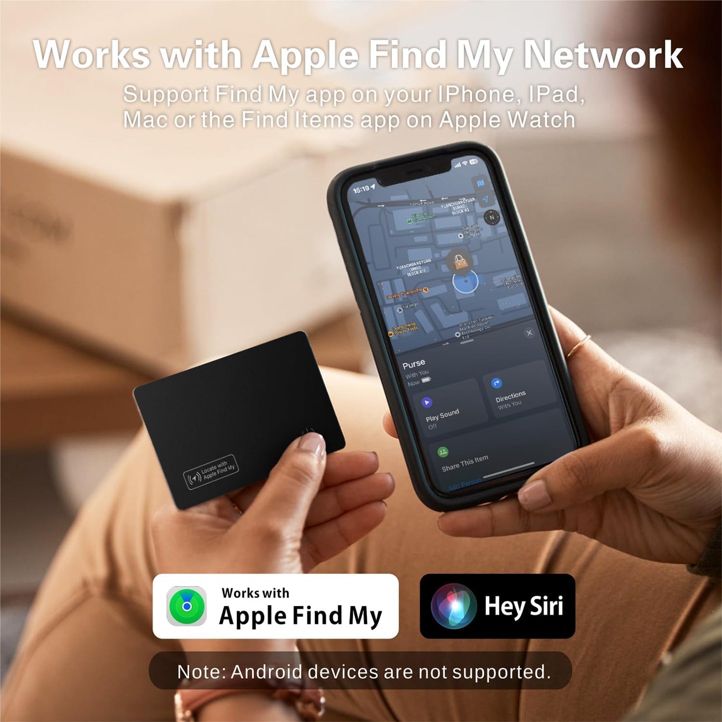 Reyke Slim Wallet Tracker Card