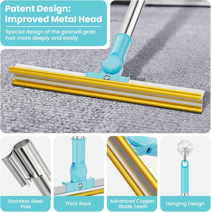 Bolfie 3 in 1 Carpet Rake for Pet Hair Removal, Tool Set of 3.
